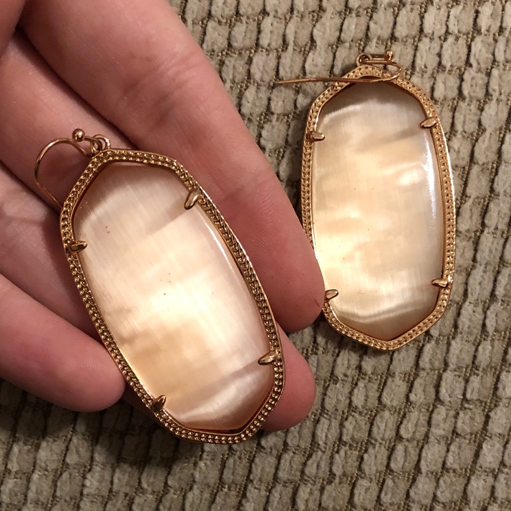 Kendra Scott RoseGold/ClearStone Danielle Earrings